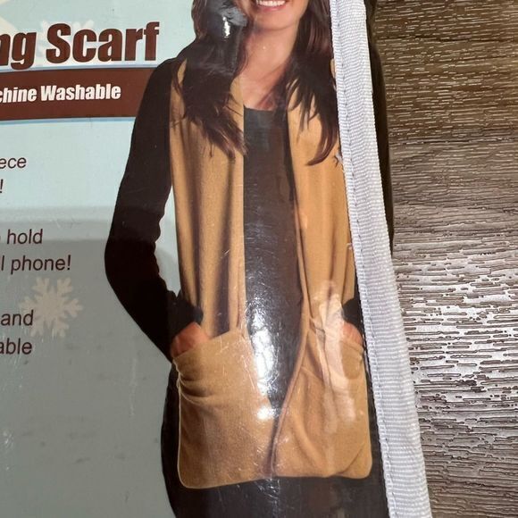 NWT Winter Microwavable Washable Warming Scarf Performance Fleece One Size - Picture 3 of 6